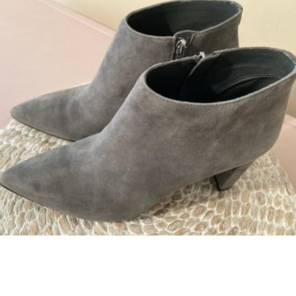 IVANKA TRUMP GRAY SUEDE HIGH HEEL BOOTS - Picture 2 of 8